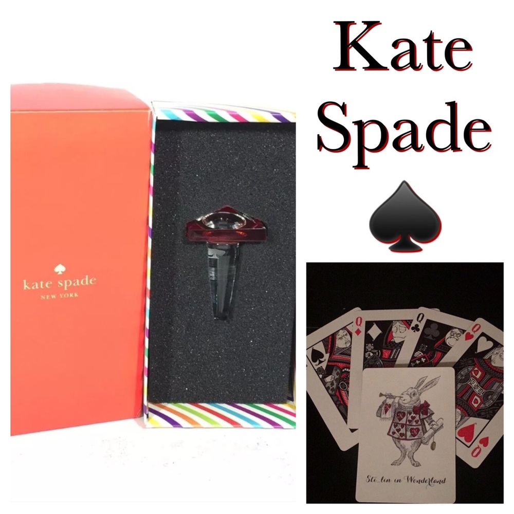 NIB Kate Spade Jules Point Wine Bottle Stopper